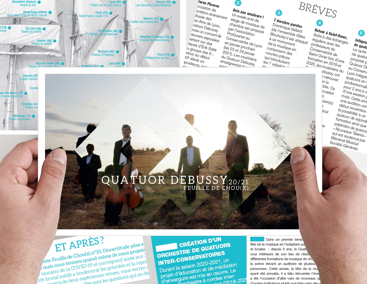Nouveau magazine 2020 du Quatuor Debussy !